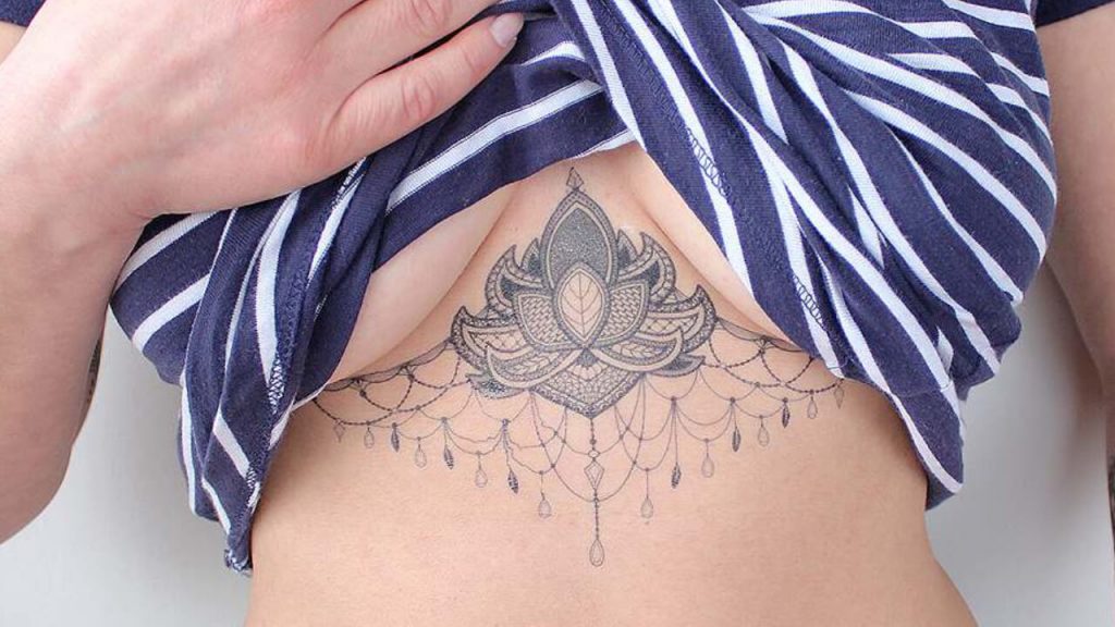 underboob mandala tattoos